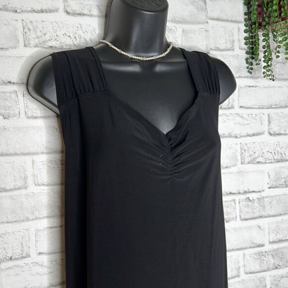 Suzie in The City Black Tank Top Size 1X Plus - Picture 3 of 6